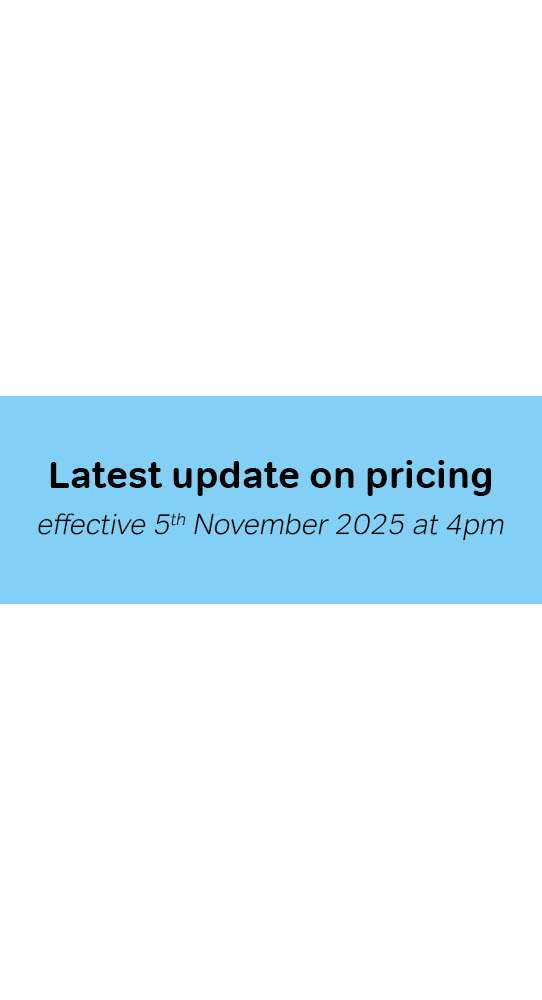 Latest Update On Pricing 05-11-25