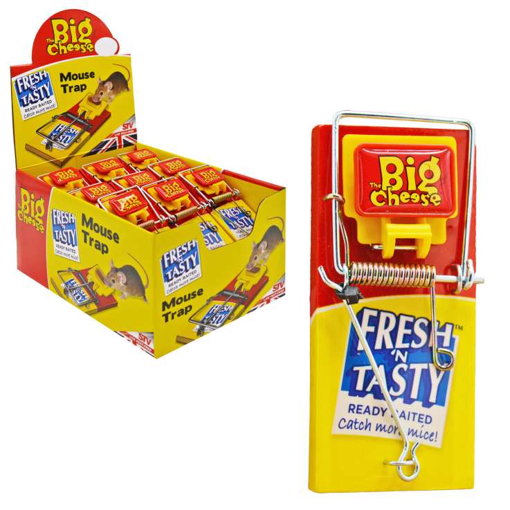 The Big Cheese Fresh Baited Mouse Trap