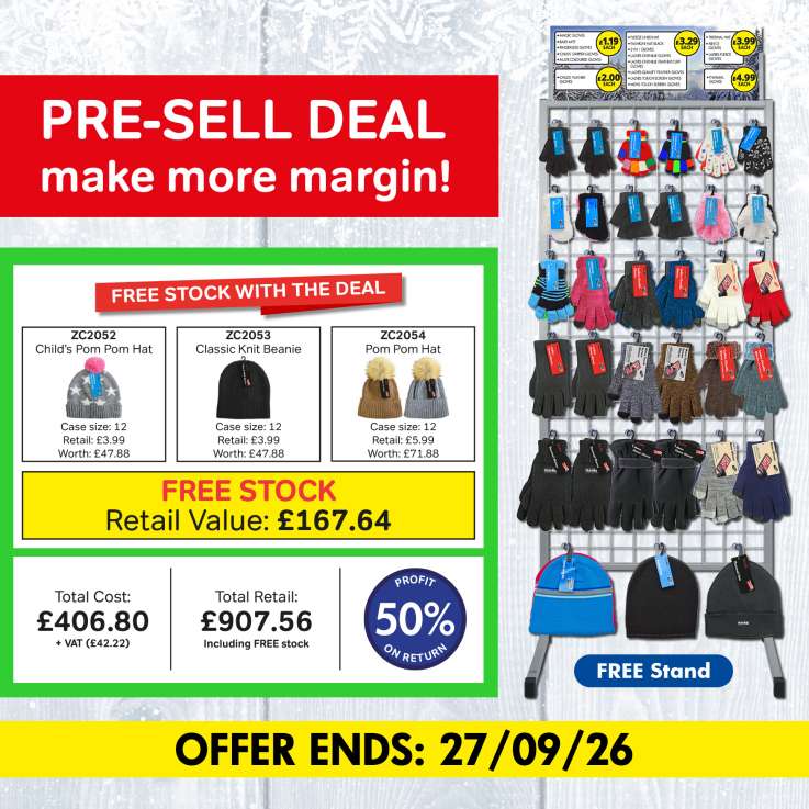 Winter Gloves & Hats PRE-SELL Deal