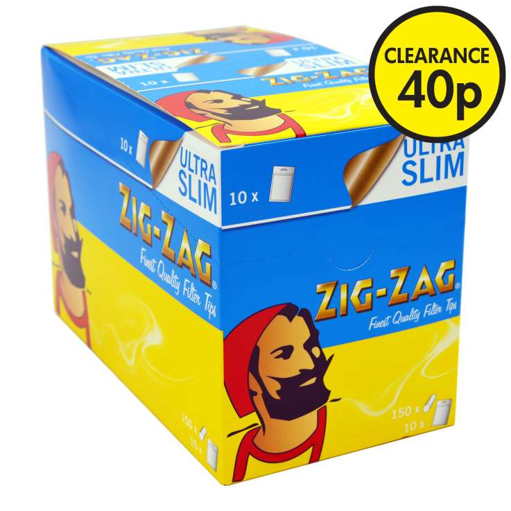 Zig-Zag Ultra Slim Filter Tips 150 Pack