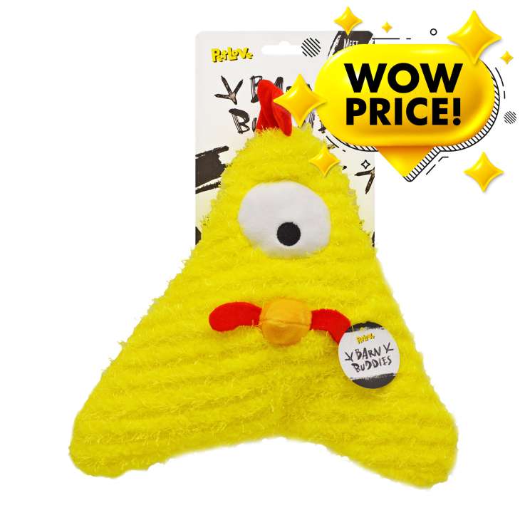 Pet Love Barn Buddies Plush Toy - Clucky Head
