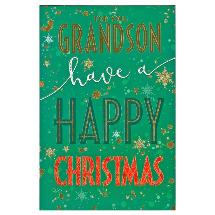 Christmas Cards Code 75 - Grandson