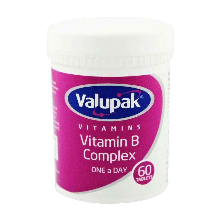 Valupak Vitamin B Complex One a Day Tablets 60 Pack