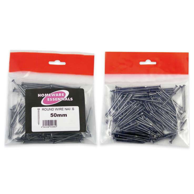 Homeware Essentials Round Wire Nails (50mm)