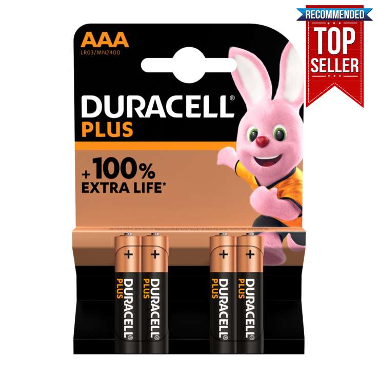 Duracell Batteries 4 Pack - AAA