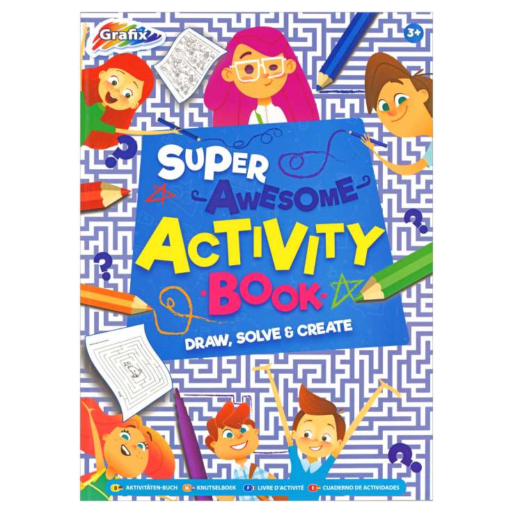 Super Awesome Activity Book 72 Sheets