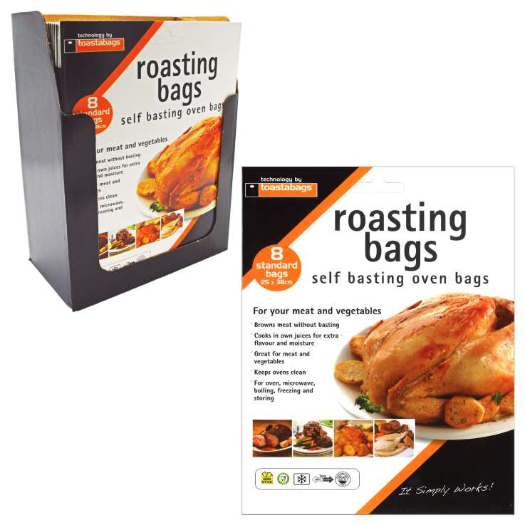Toastabags Oven Roasting Bags 8 Pack (25cm x 38cm)