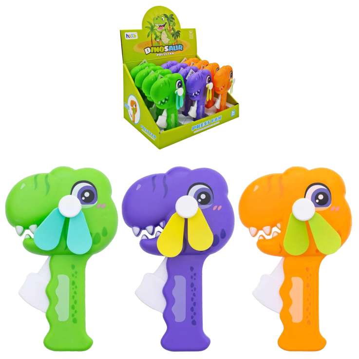 Manual Mini Hand Fan - Dinosaur