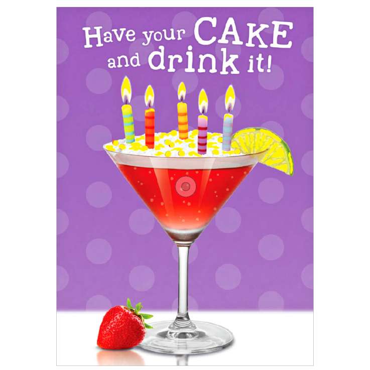 Garlanna Greeting Cards Code 50 - Cocktails
