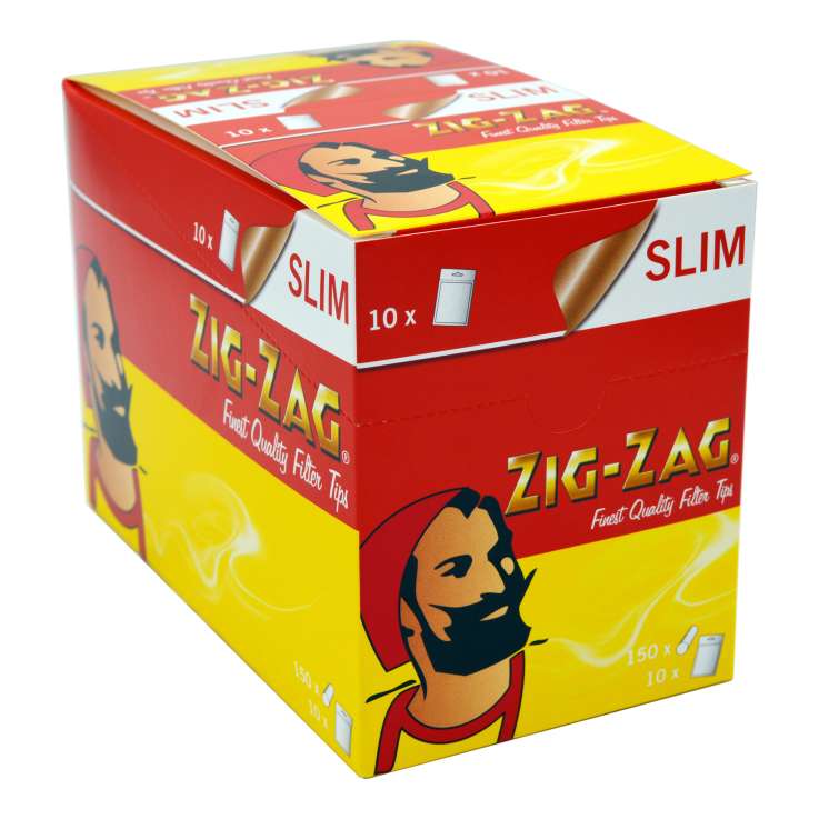 Zig-Zag Slim Filter Tips 150 Pack