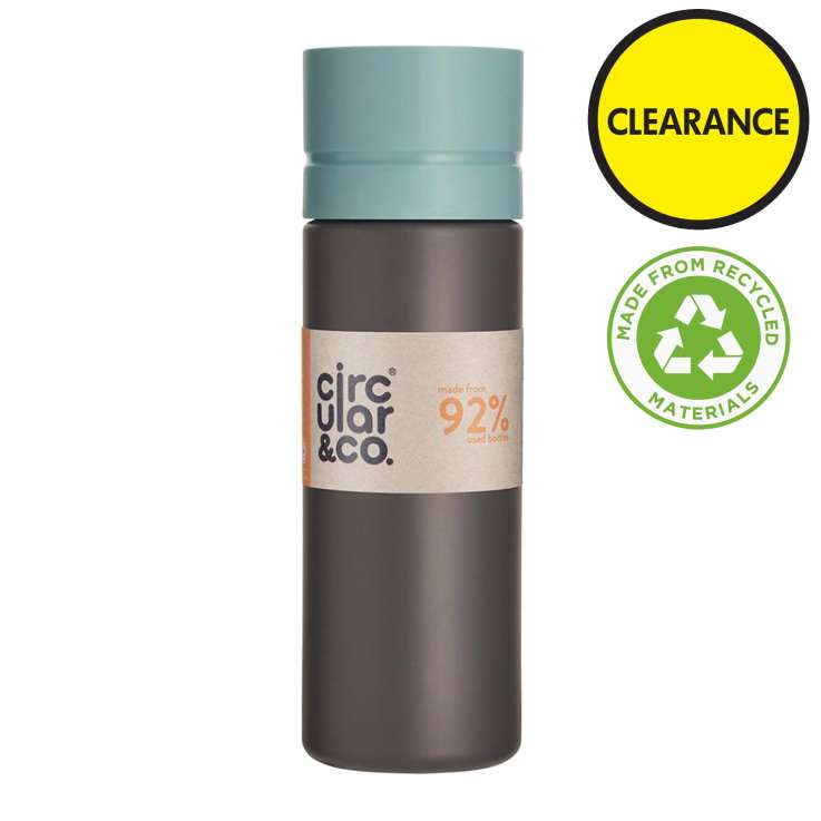 Circular&Co. Reusable Water Bottle (600ml) - Blue/Grey