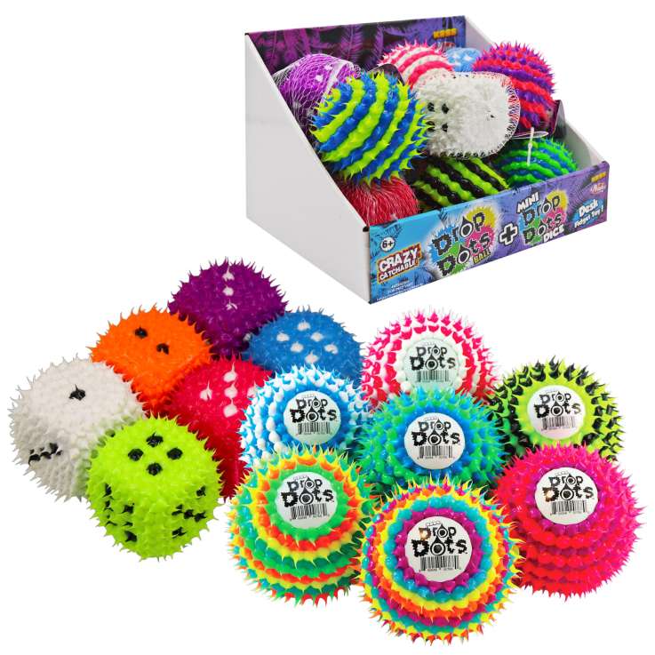 Drop Dots Ball & Dice - Assorted Colours