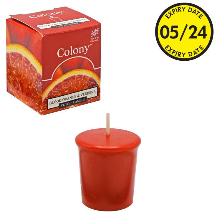 Colony Votive Candle [*Expiry Date: 05/2024*] - Blood Orange & Verbena