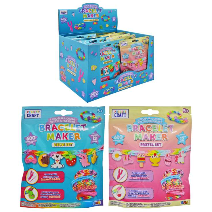 Loop & Loom with Charms Bracelet Maker - Assorted Sets