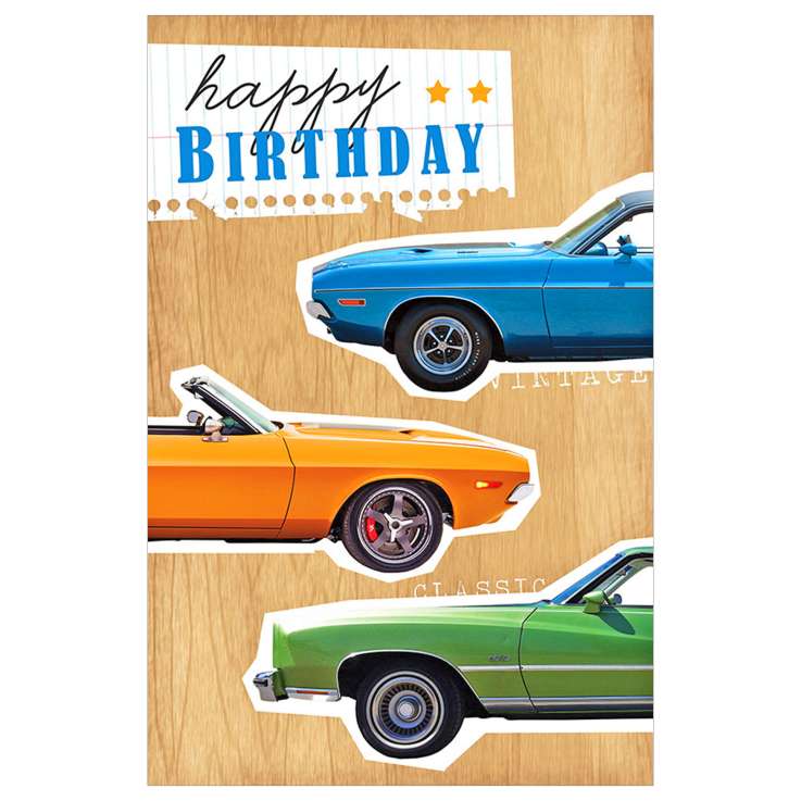 Garlanna Greeting Cards Code 50 - Open Car