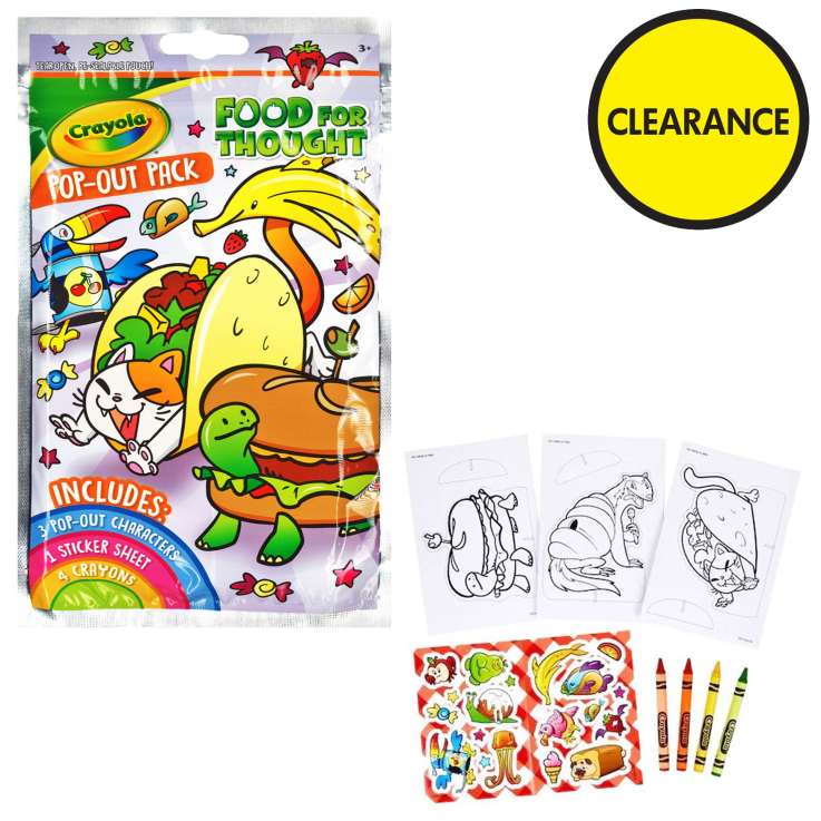 Crayola Food for Thought Pop-Out Pack