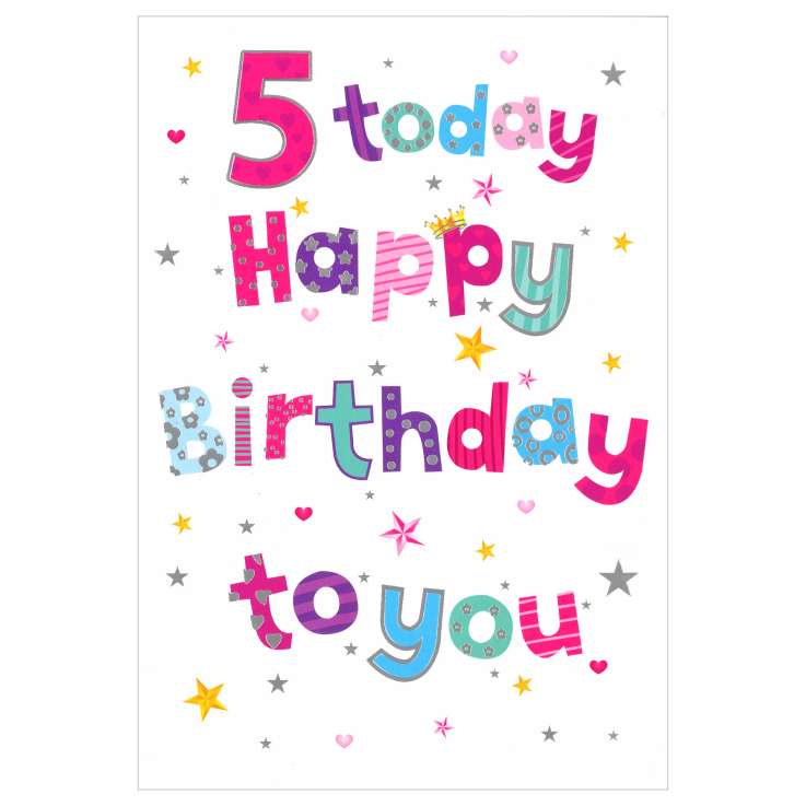 Everyday Greeting Cards (Code 50) - Age 5