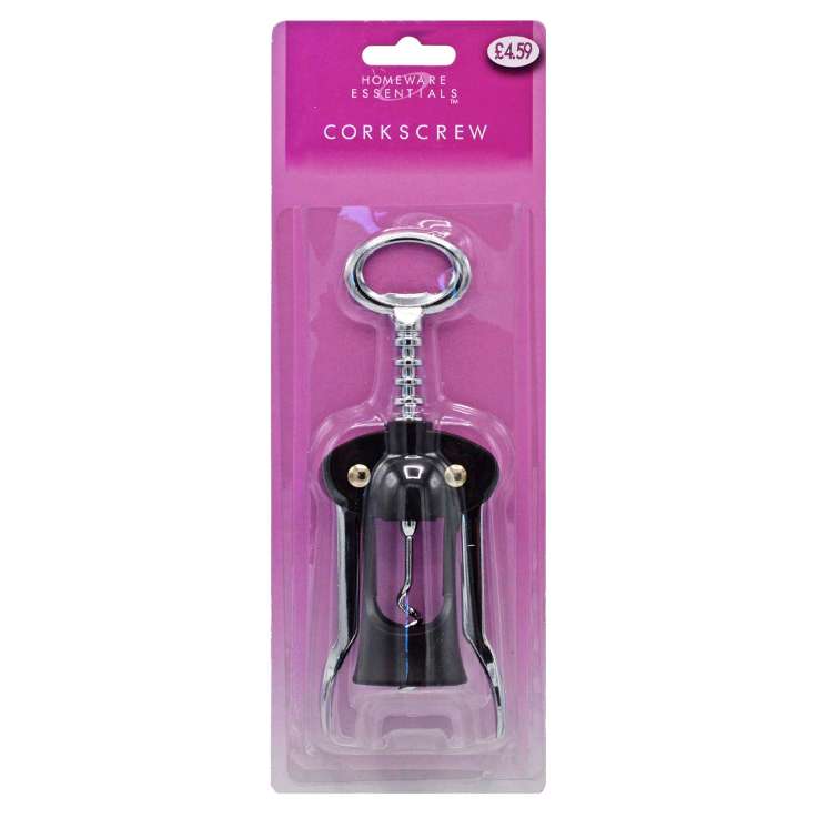 Homeware Essentials Metal Corkscrew (HE50)