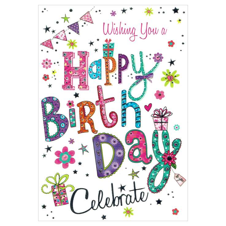 Everyday Greeting Cards Code 50 - Birthday (F)