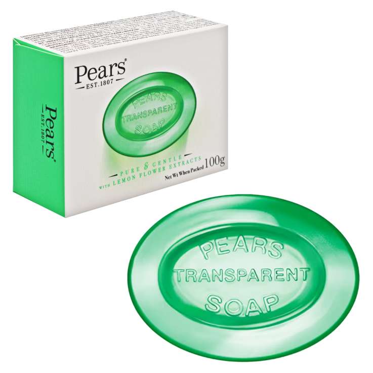 Pears Transparent Soap Bar (100g) - Lemon Flower Extracts