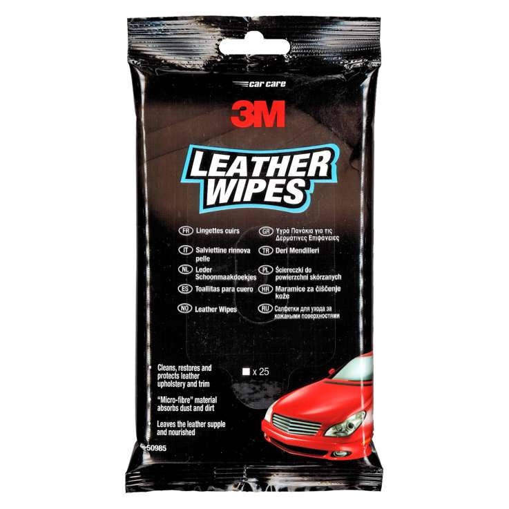 3M Leather Wipes 25 Pack