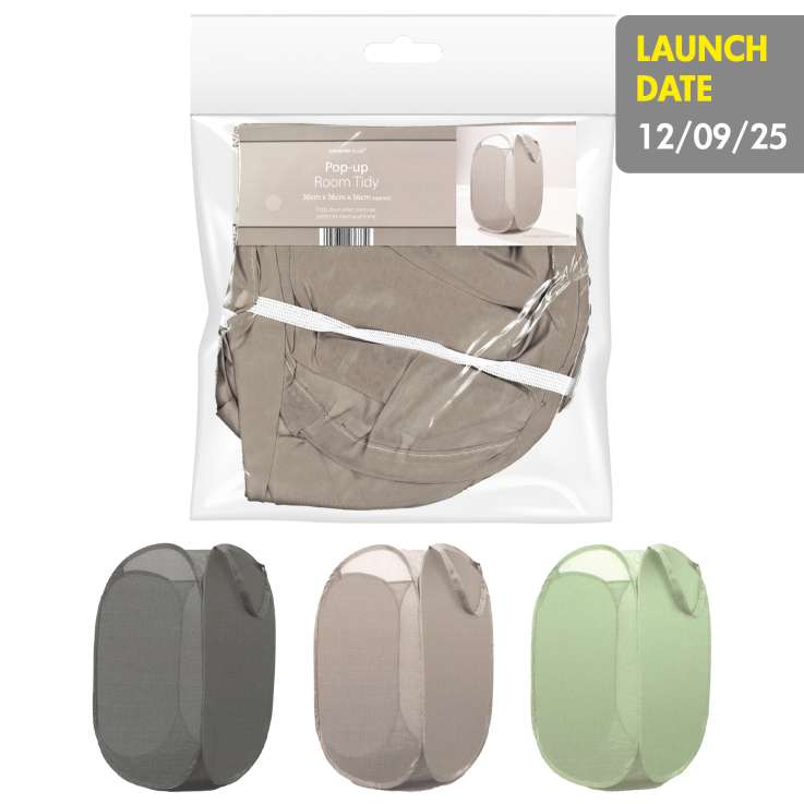 Country Club Pop-up Room Tidy - Assorted Colours