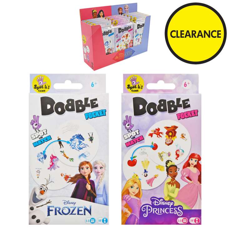 Disney Dobble Pocket Game - Frozen/Princess