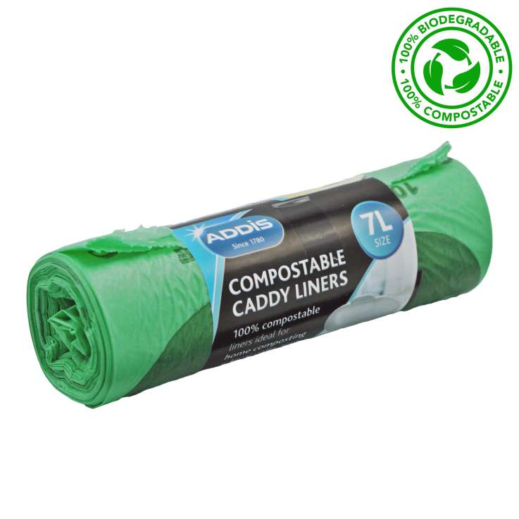 Addis Compostable Caddy Liners (7L) - Roll of 20
