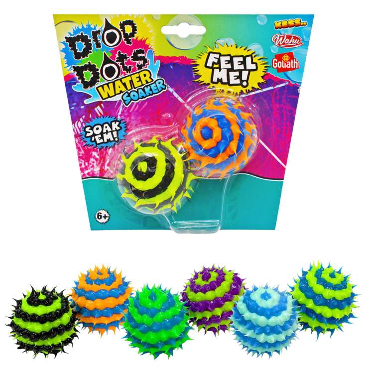 Drop Dots Water Soaker 2 Pack - Assorted Colours