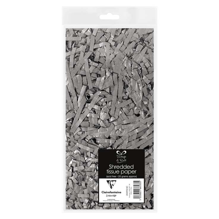 Shredded Tissue Paper (20g) - Silver