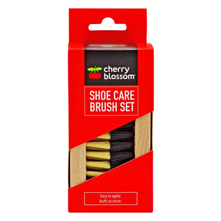 Cherry Blossom Shoe Care Brush Set