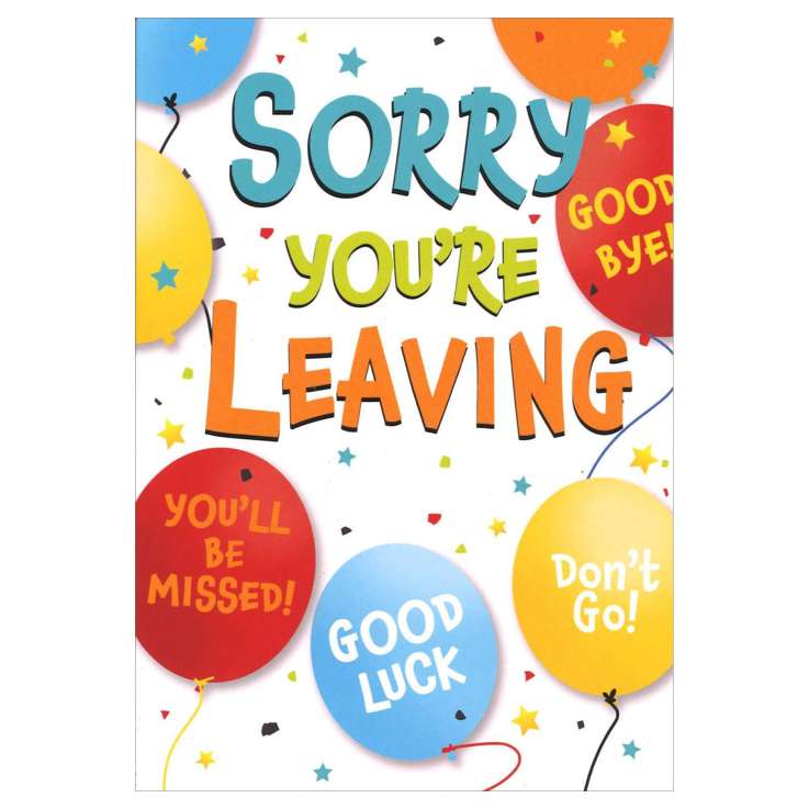 Everyday Greeting Cards (Code 50) - You're Leaving