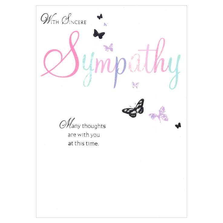 Everyday Greeting Cards Code 50 - Sympathy