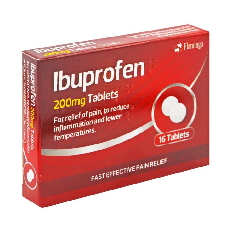 Flamingo Ibuprofen (200mg) Tablets 16 Pack