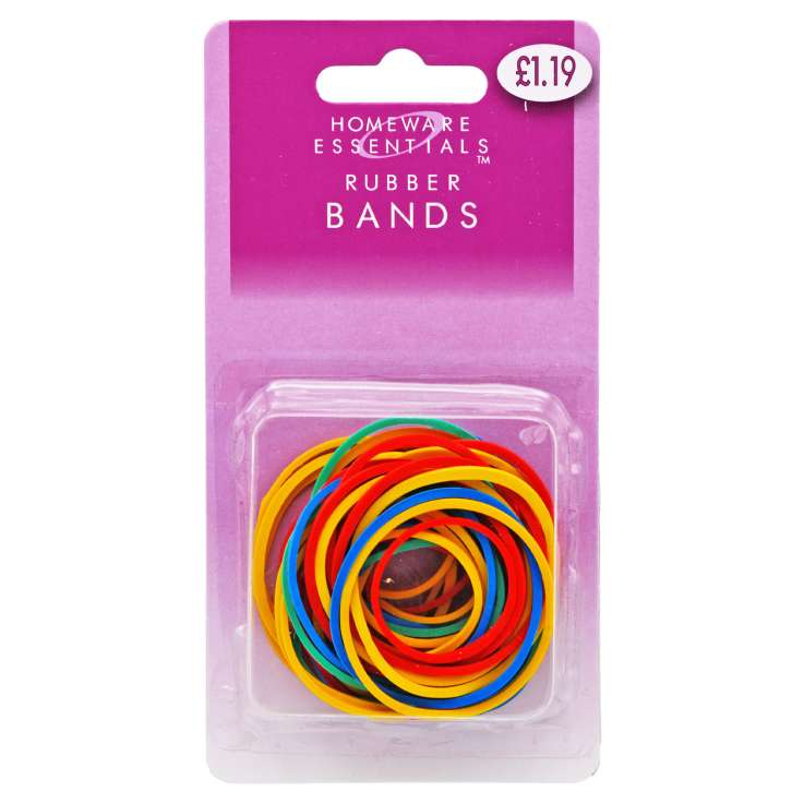 Homeware Essentials Rubber Bands 48 Pack (HE18)