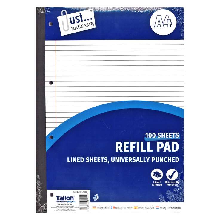 A4 Refill Pad (100 Sheets)