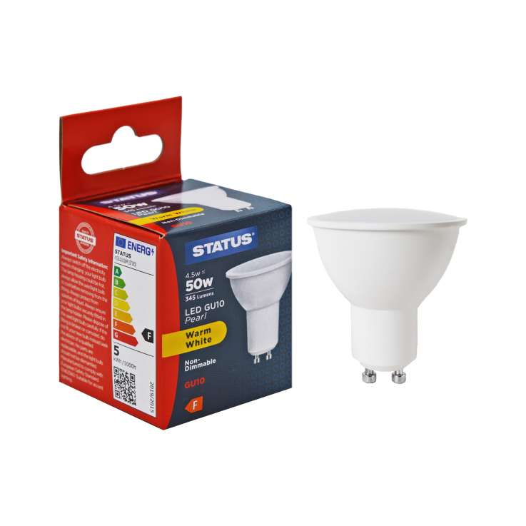 Status LED GU10 Light Bulb (4.5w=50w)