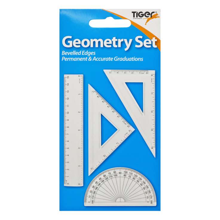Tiger Geometry Set (4 Piece)
