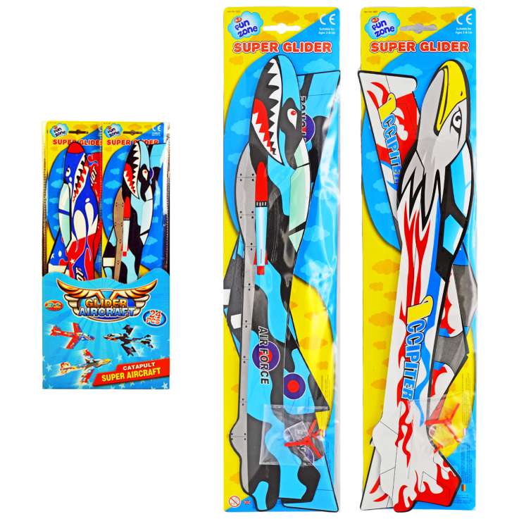 Aircraft Super Glider (43cm) - Assorted Designs