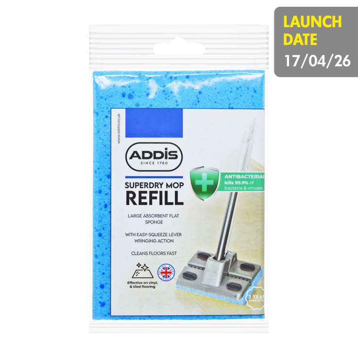Addis Superdry Sponge Floor Mop Refill