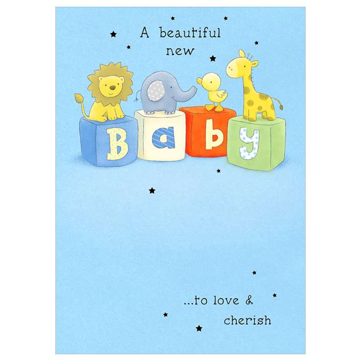 Garlanna Greeting Cards Code 50 - Baby Boy