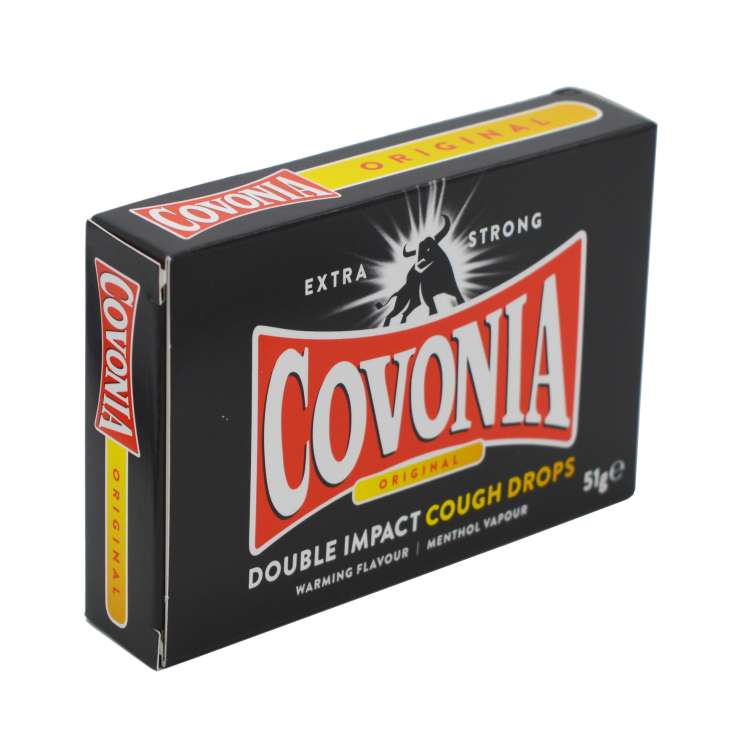 Covonia Double Impact Cough Drops 51g - Original