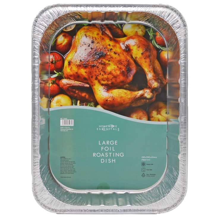 Homeware Essentials Large Foil Roasting Dish (45cm x 33cm)