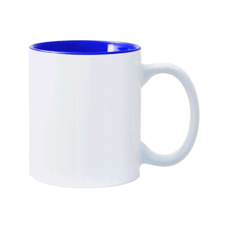 Simpa Mug (330ml) - White & Blue