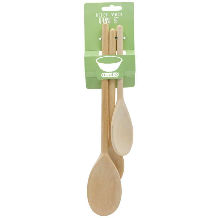Apollo Wooden Spoon 3 Piece Set