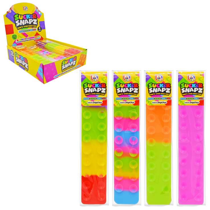Sucker Snapz Fidget Toy - Assorted Colours