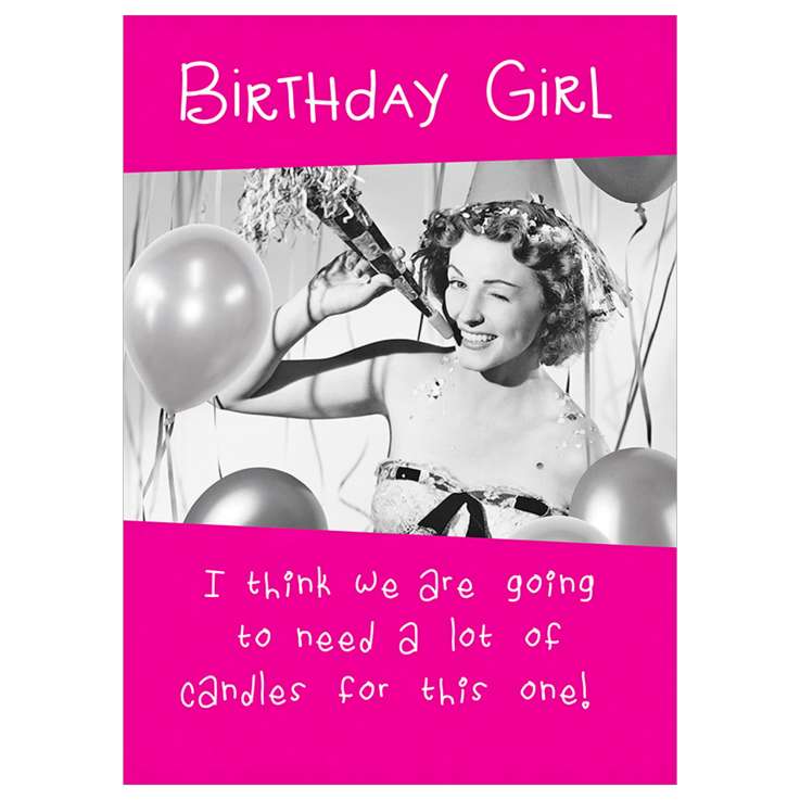 Garlanna Greeting Cards Code 50 - Birthday Candles