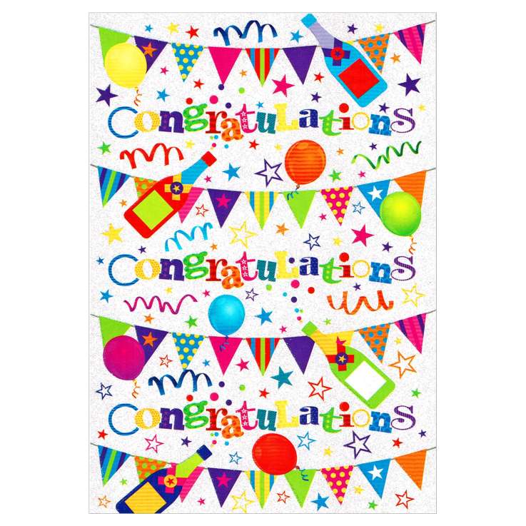 Everyday Greeting Cards Code 50 - Congratulations