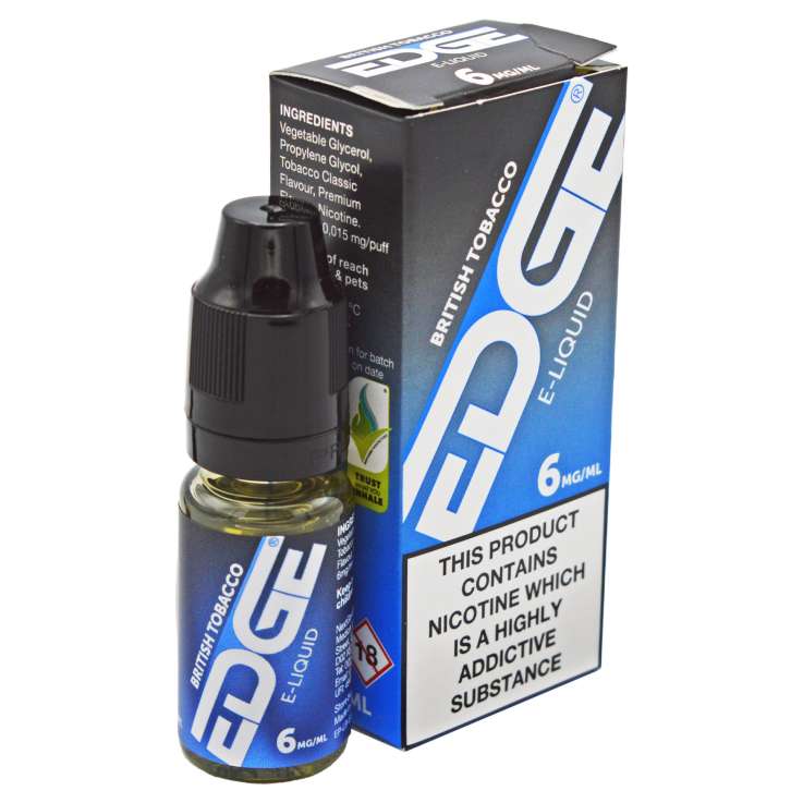 EDGE E-Liquid 6mg/ml - British Tobacco