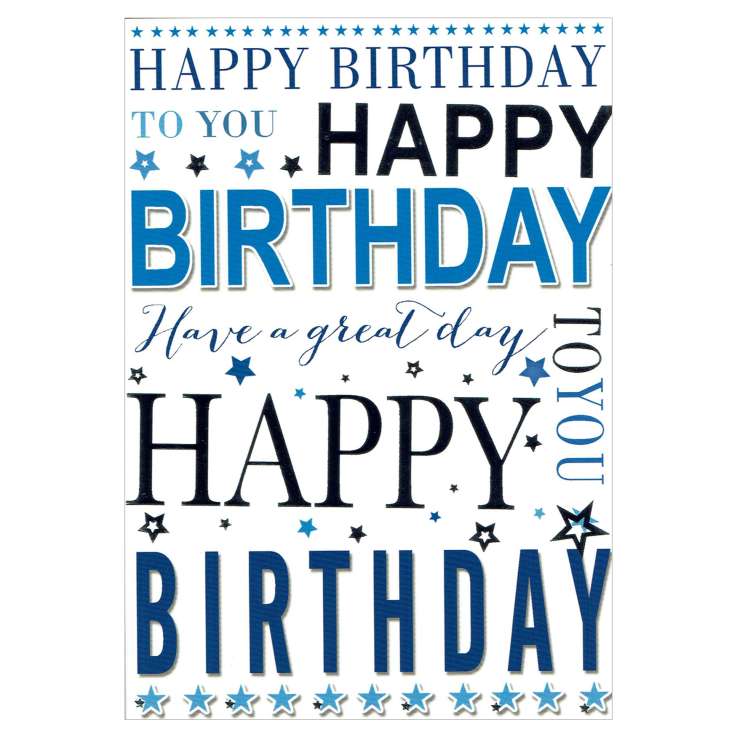 Everyday Greeting Cards Code 50 - Birthday (M)